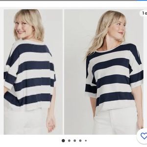 Oldnavy Luxe Oversized Cropped T Shirt
